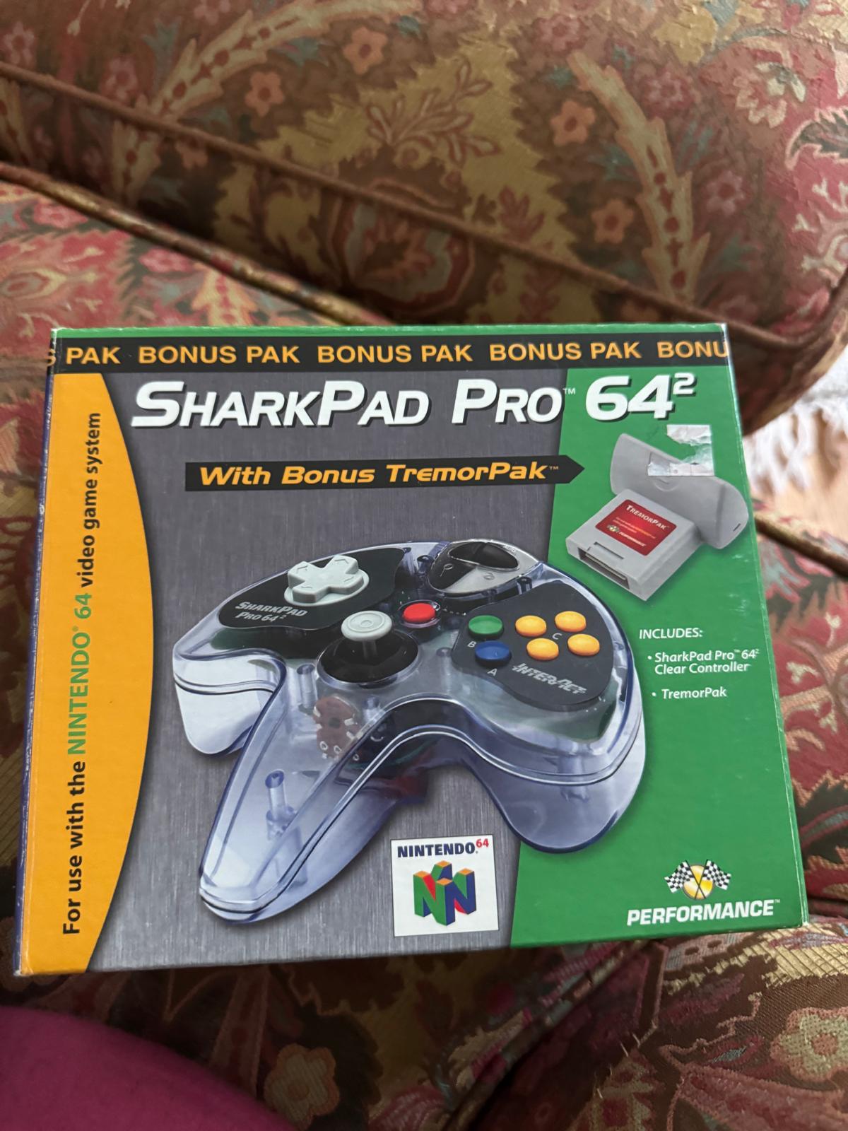 SharkPad Pro 64 controller packaging